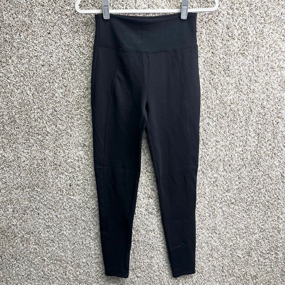 Assets by Spanx Leggings Women’s Medium Black High Waist Pull‎ On